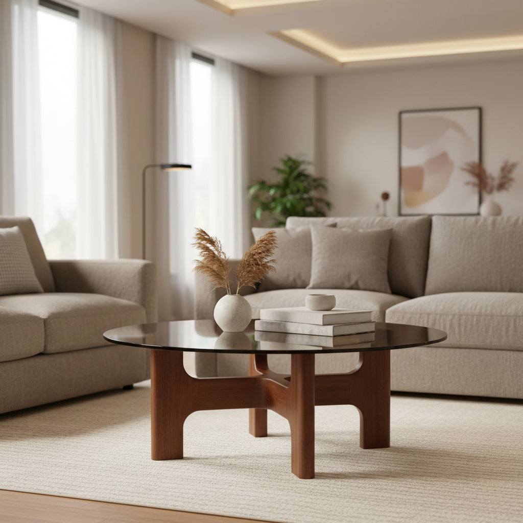 Moe's Home Luke Coffee Table Amber