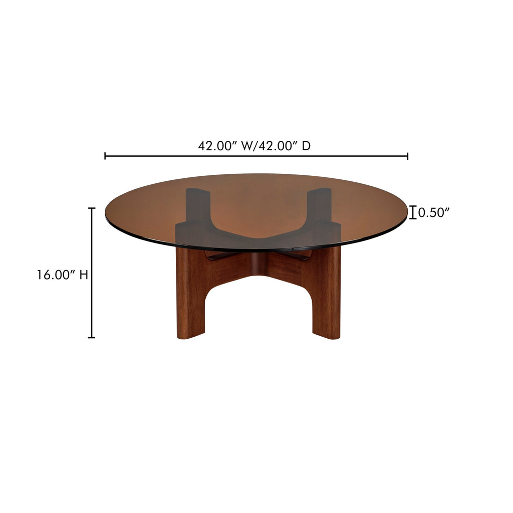 Moe's Home Luke Coffee Table Amber