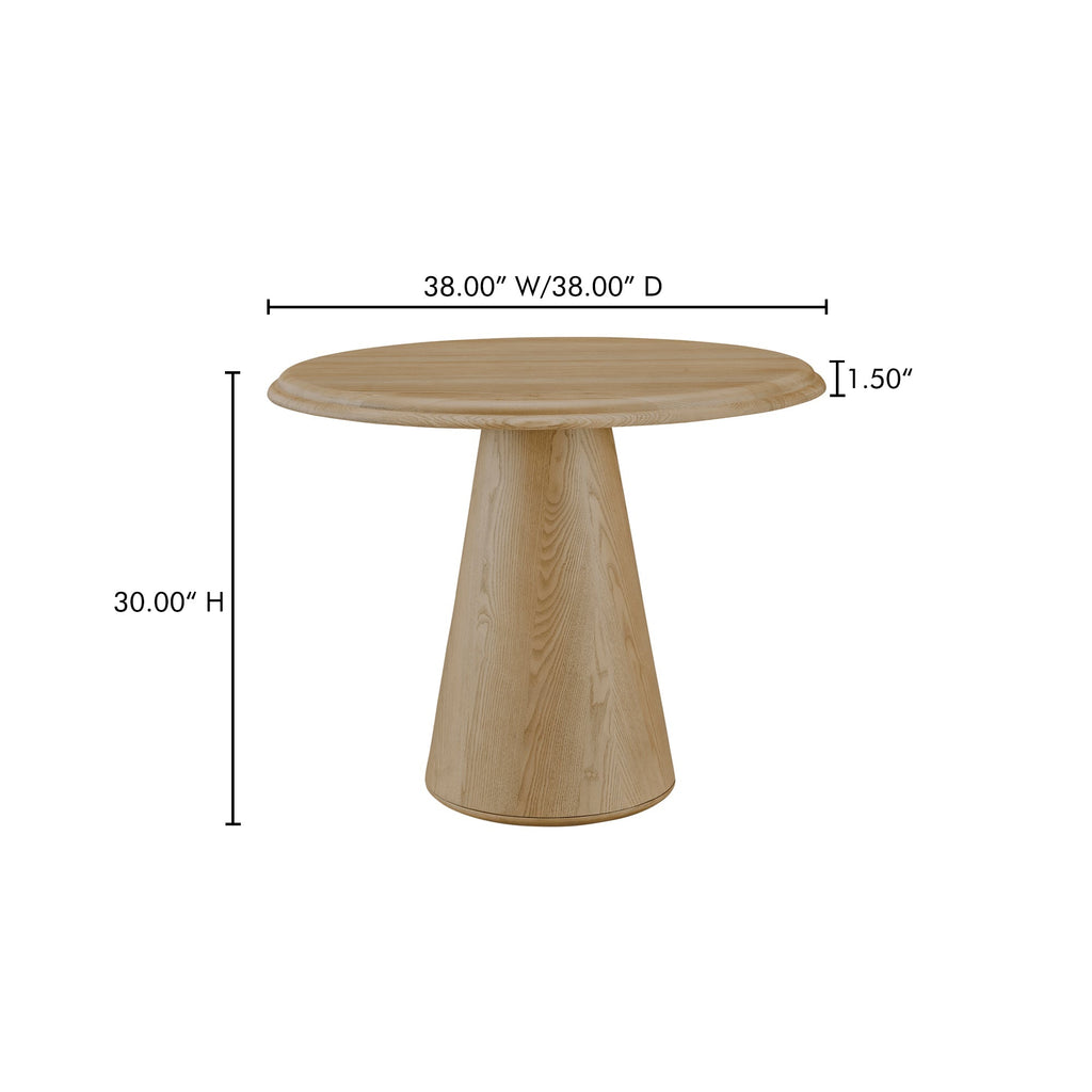 Moe's Home Tutto Cafe Table Natural