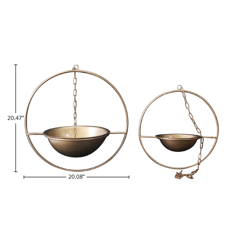 LH Home Earth Wind & Fire Hanging Pots (Set of 2)