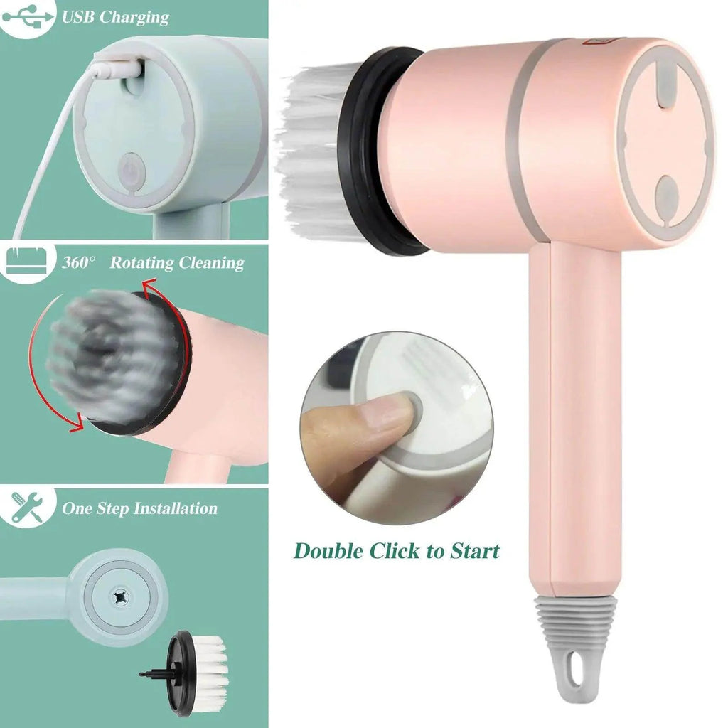 Electric Rechargeable Cleaning Brush