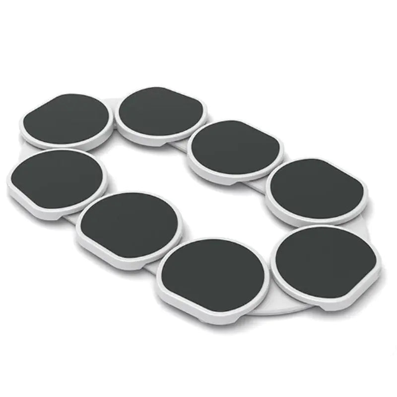 Rotating Lazy Susan Dining Plate Rack