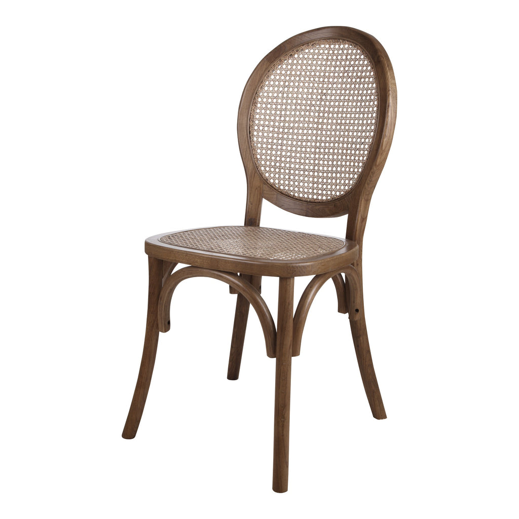 Moe's Home Rivalto Dining Chair Brown - Set of Two
