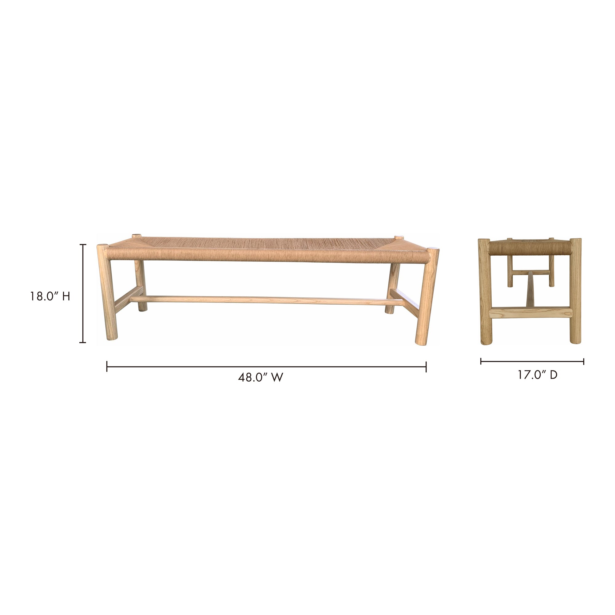 Moe's Home Hawthorn Bench
