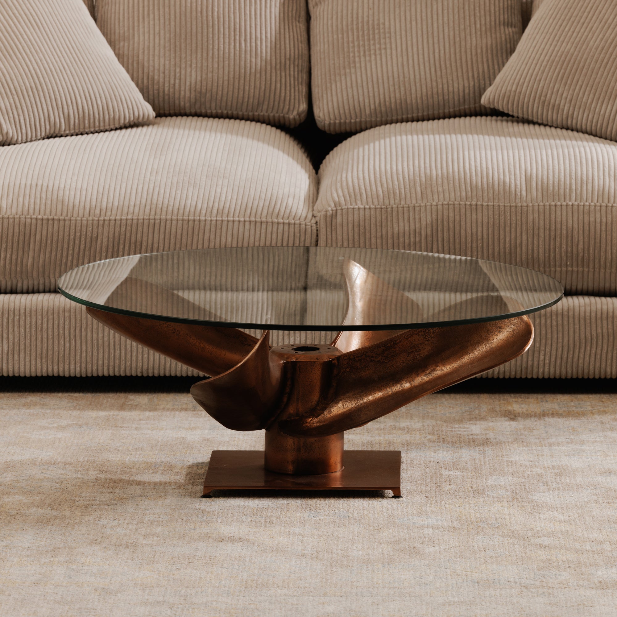 Moe's Home Archimedes Coffee Table Copper