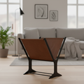 Moe's Home Ziff Magazine Holder Light Brown