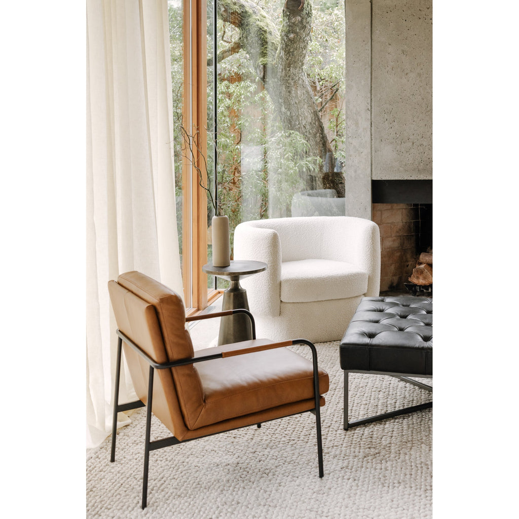 Moe's Home Sonja Accent Table Charcoal Grey