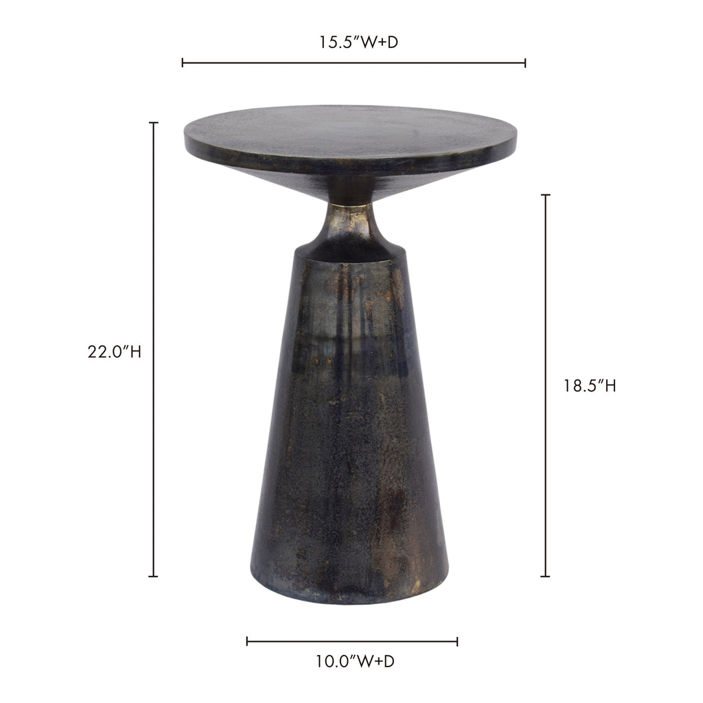 Moe's Home Sonja Accent Table Charcoal Grey