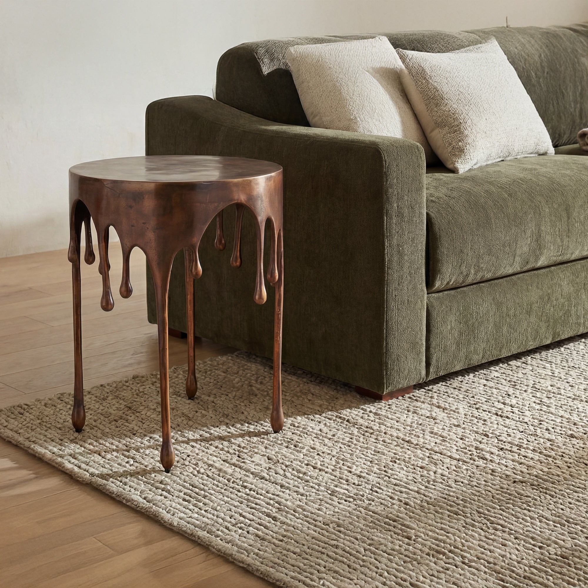 Moe's Home Copperworks Accent Table Antique Copper