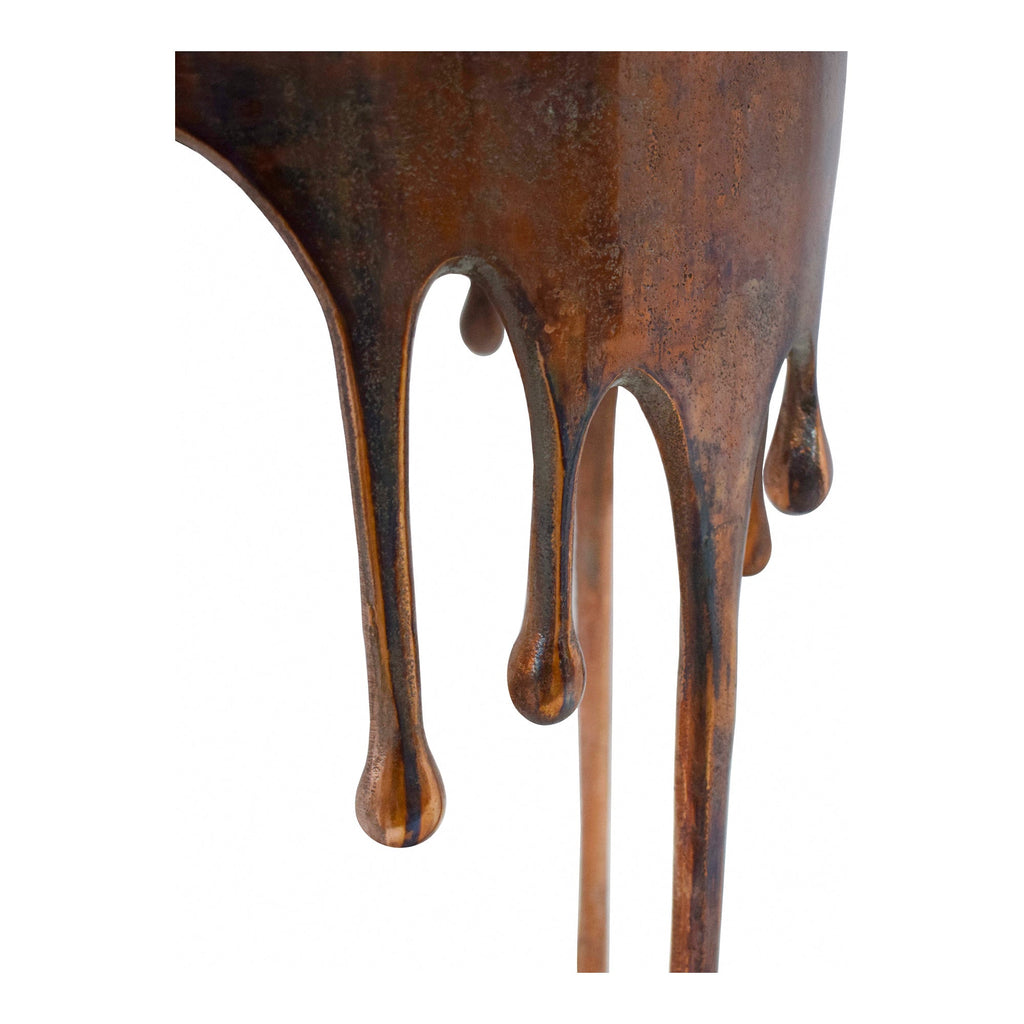 Moe's Home Copperworks Accent Table Antique Copper