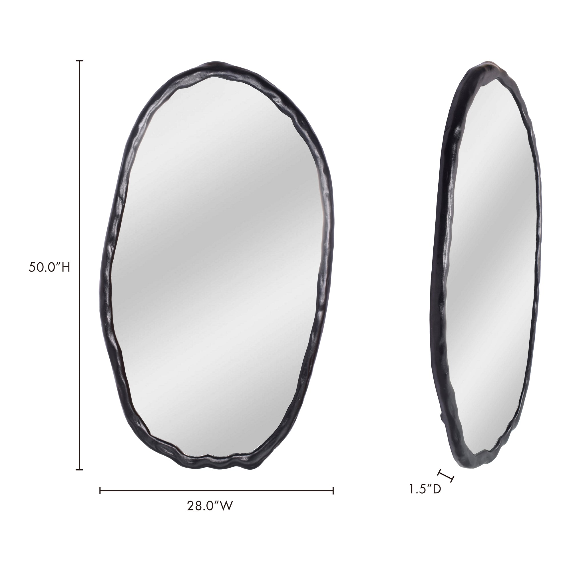 Moe's Home Foundry Oval Mirror