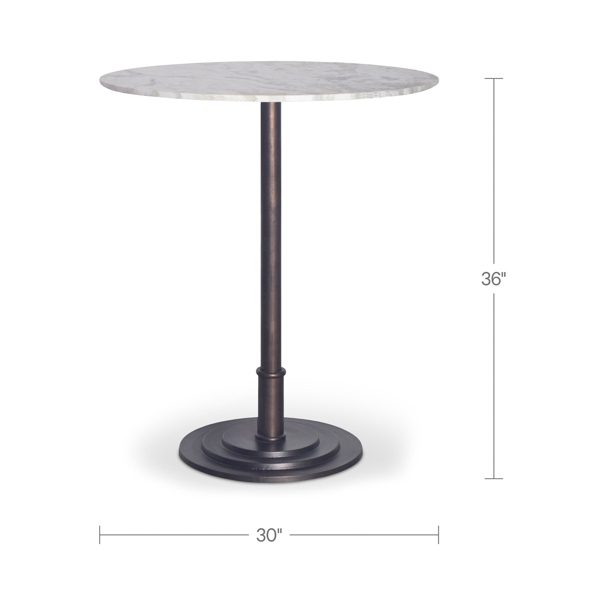 Moe's Home Tori Outdoor Counter Table White Marble