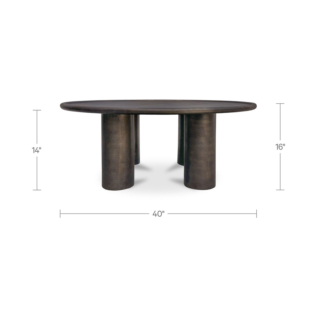 Moe's Home Deacon Outdoor Coffee Table Deep Bronze
