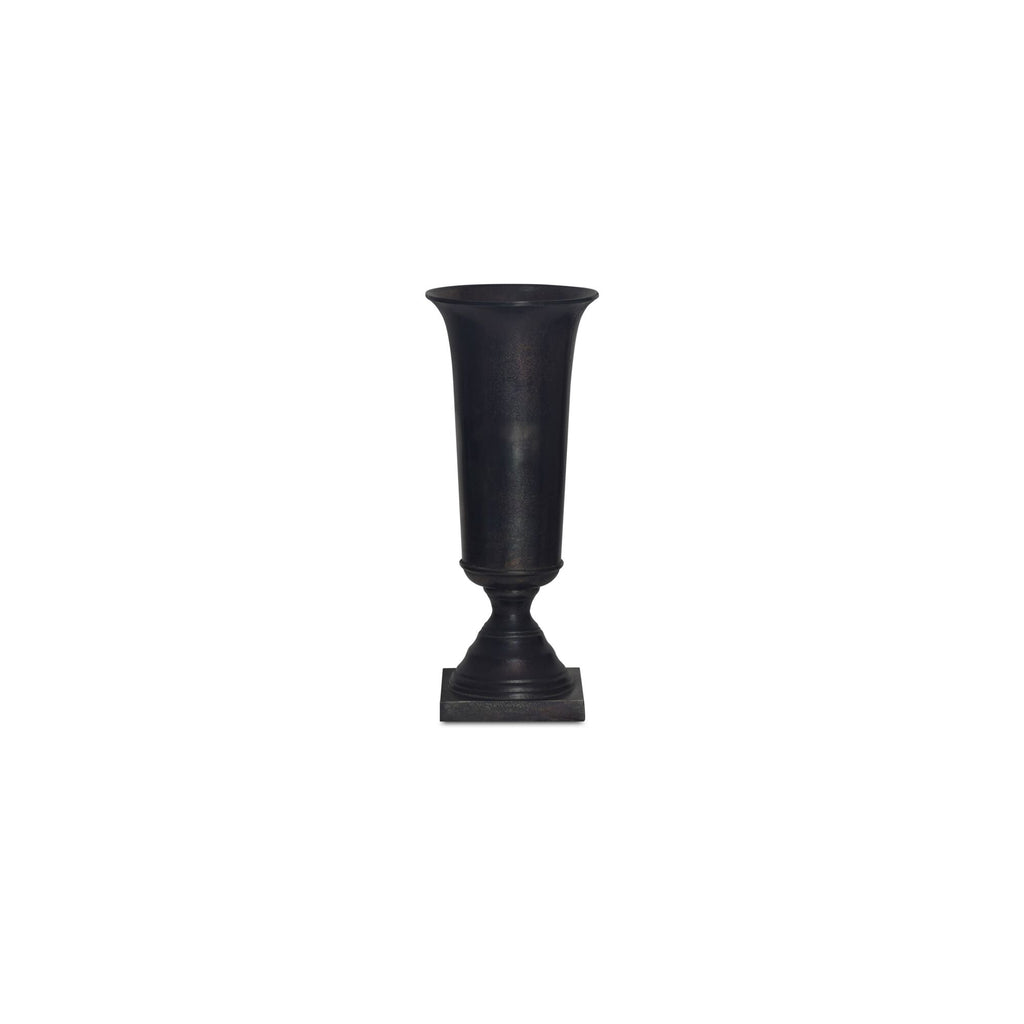 Moe's Home Cassia Cast Aluminum Vase Black