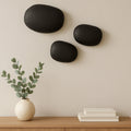 Moe's Home Breton Cast Aluminum Wall Sculpture Black - Set of 3