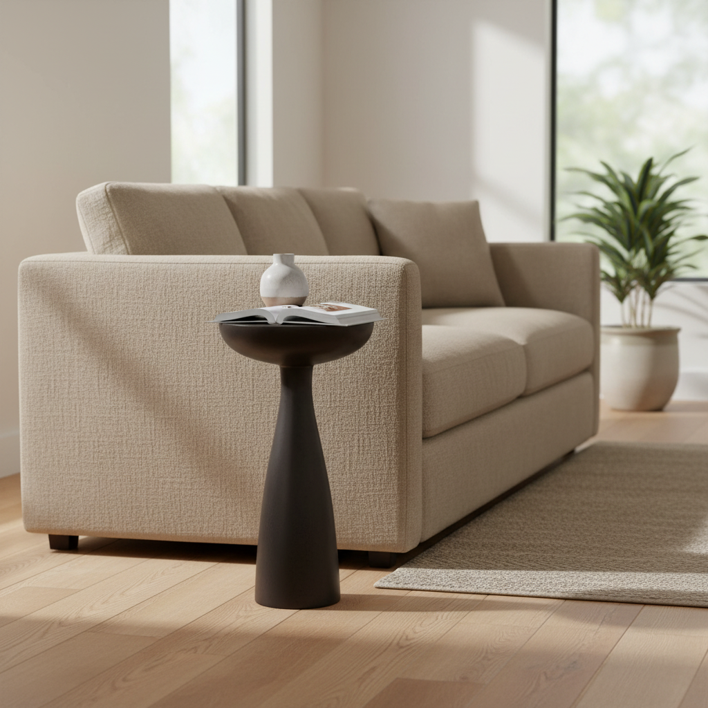 Moe's Home Greta Side Table Deep Bronze