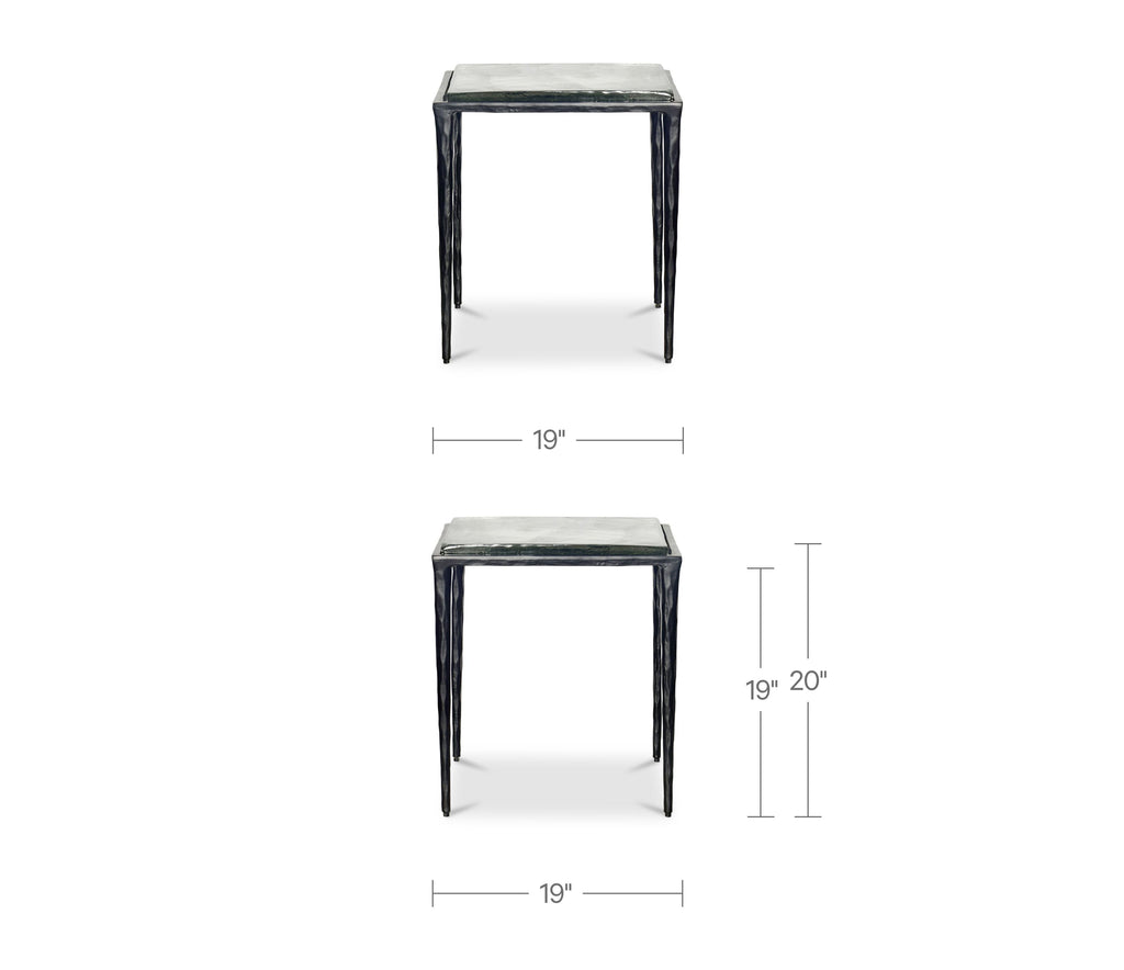 Moe's Home Mari Side Table Clear