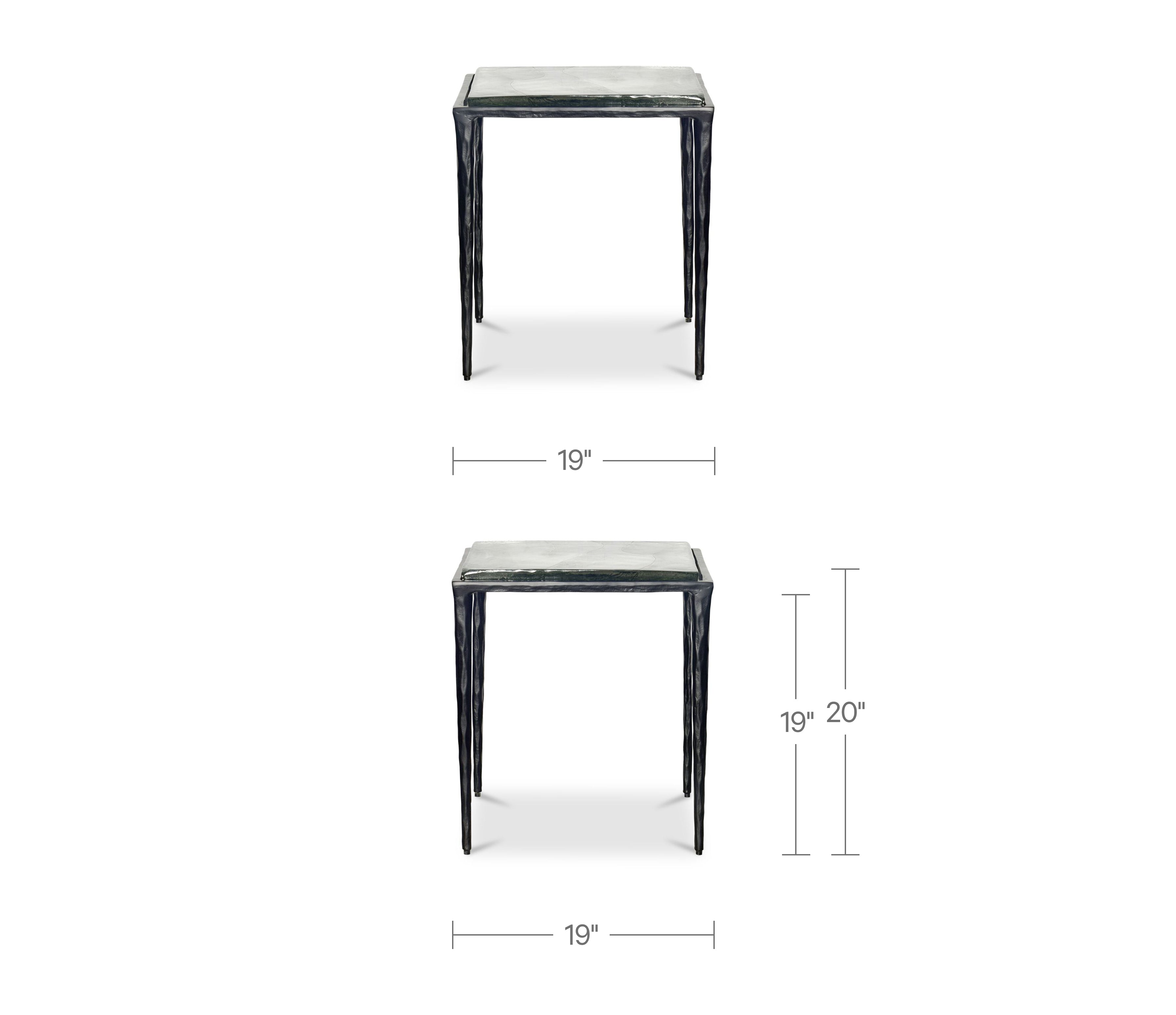 Moe's Home Mari Side Table Clear