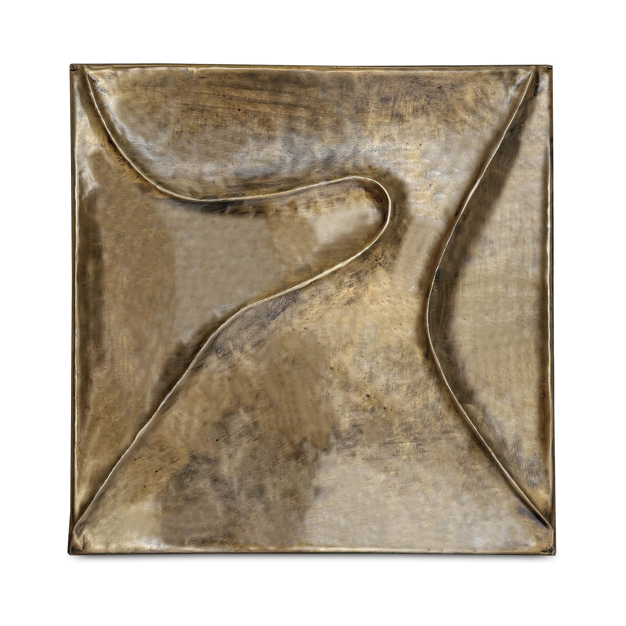 Moe's Home Bode Wall Sculpture Aged Brass