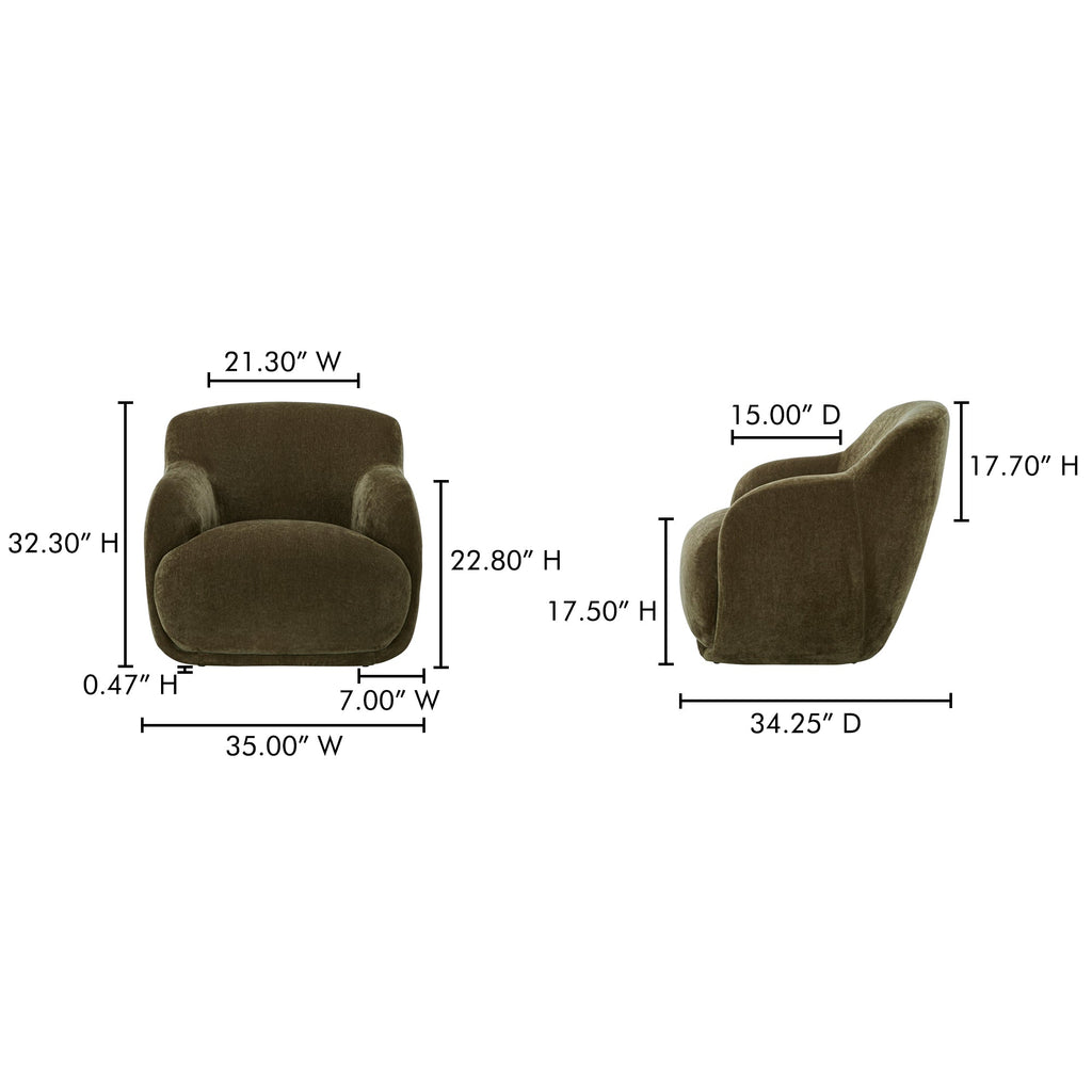 Moe's Home Stevie Lounge Chair