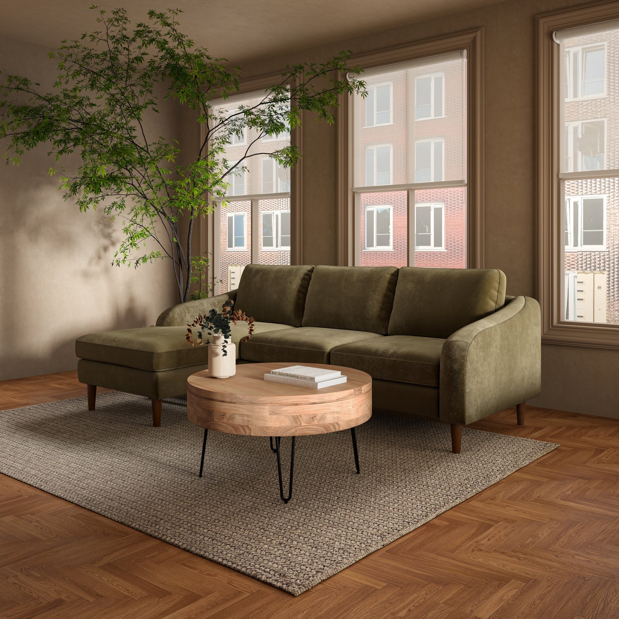 Moe's Home Quinn Sectional