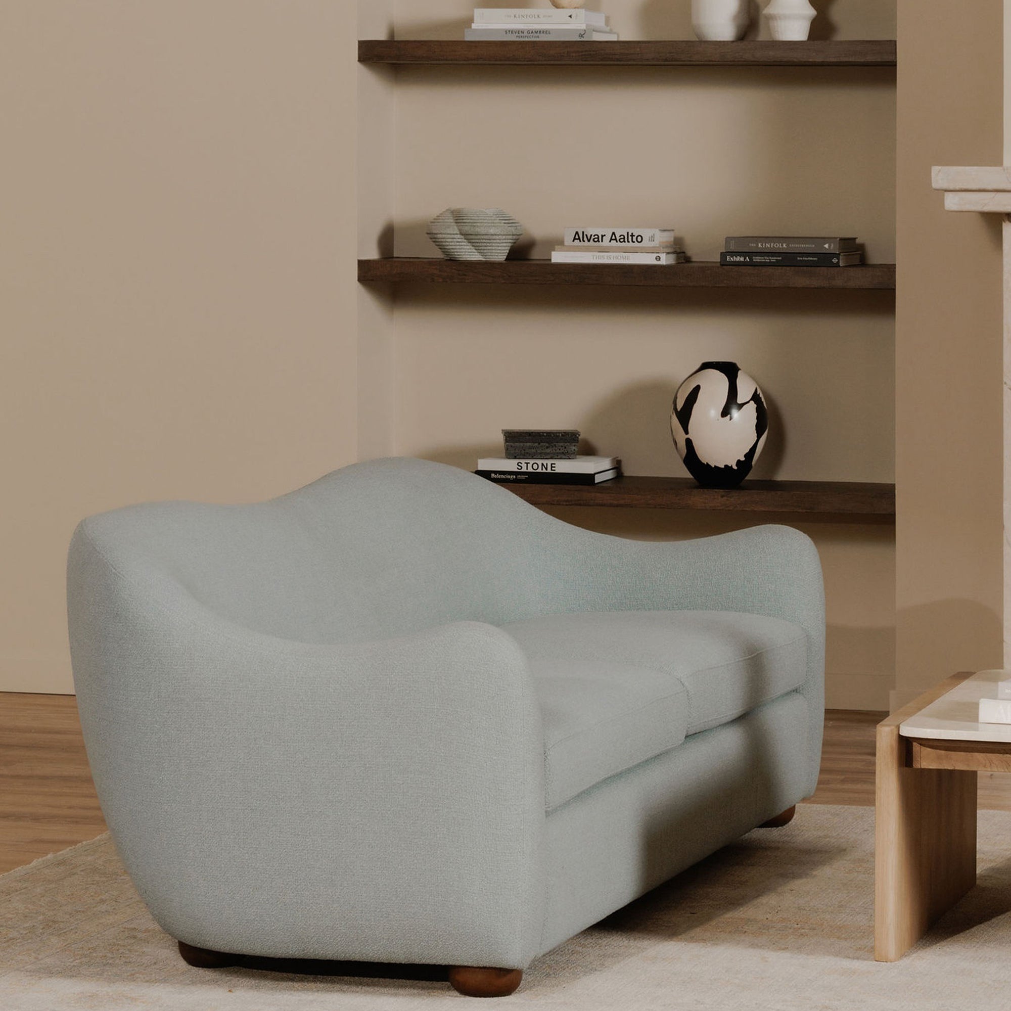 Moe's Home Bria Sofa Light Blue