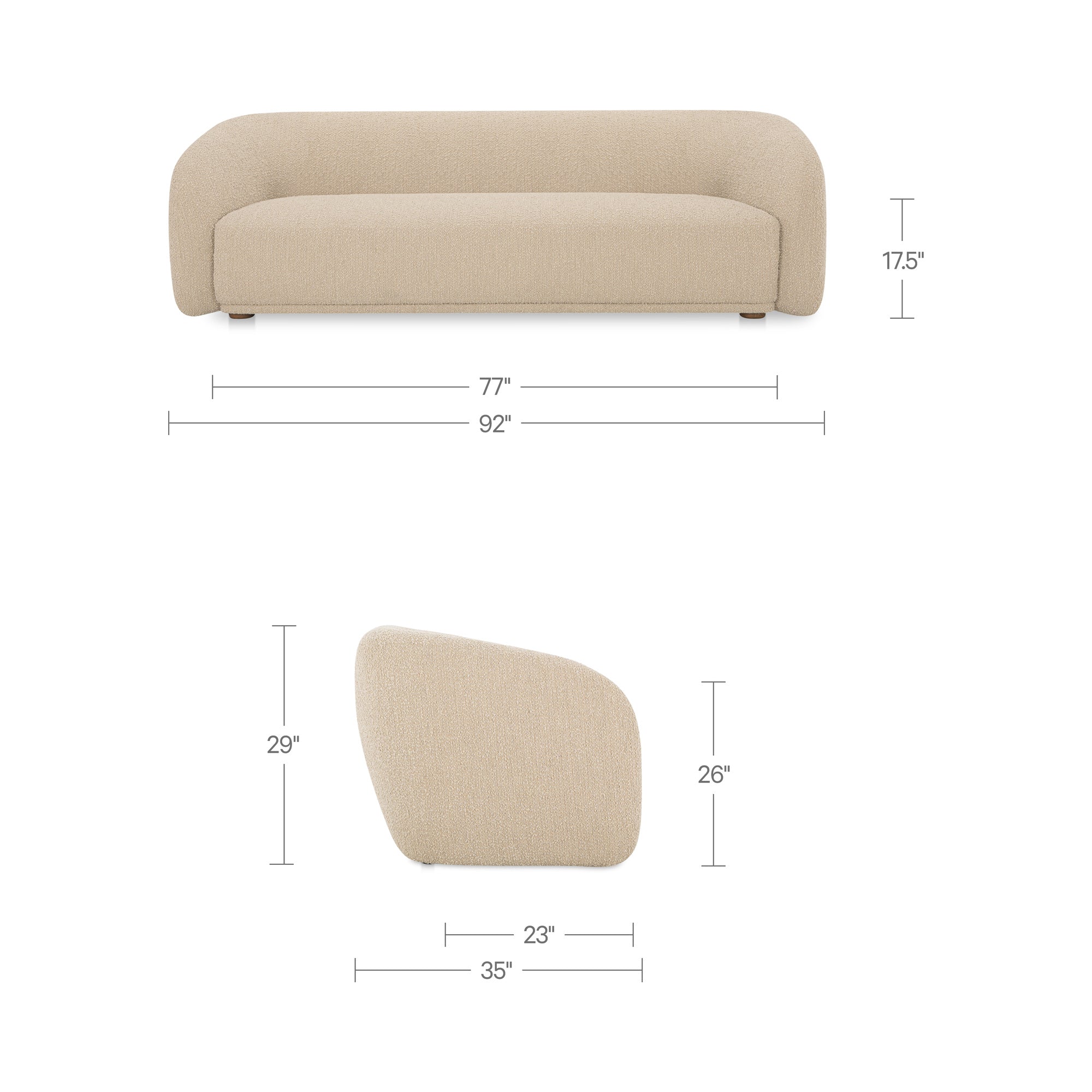 Moe's Home Faye Sofa