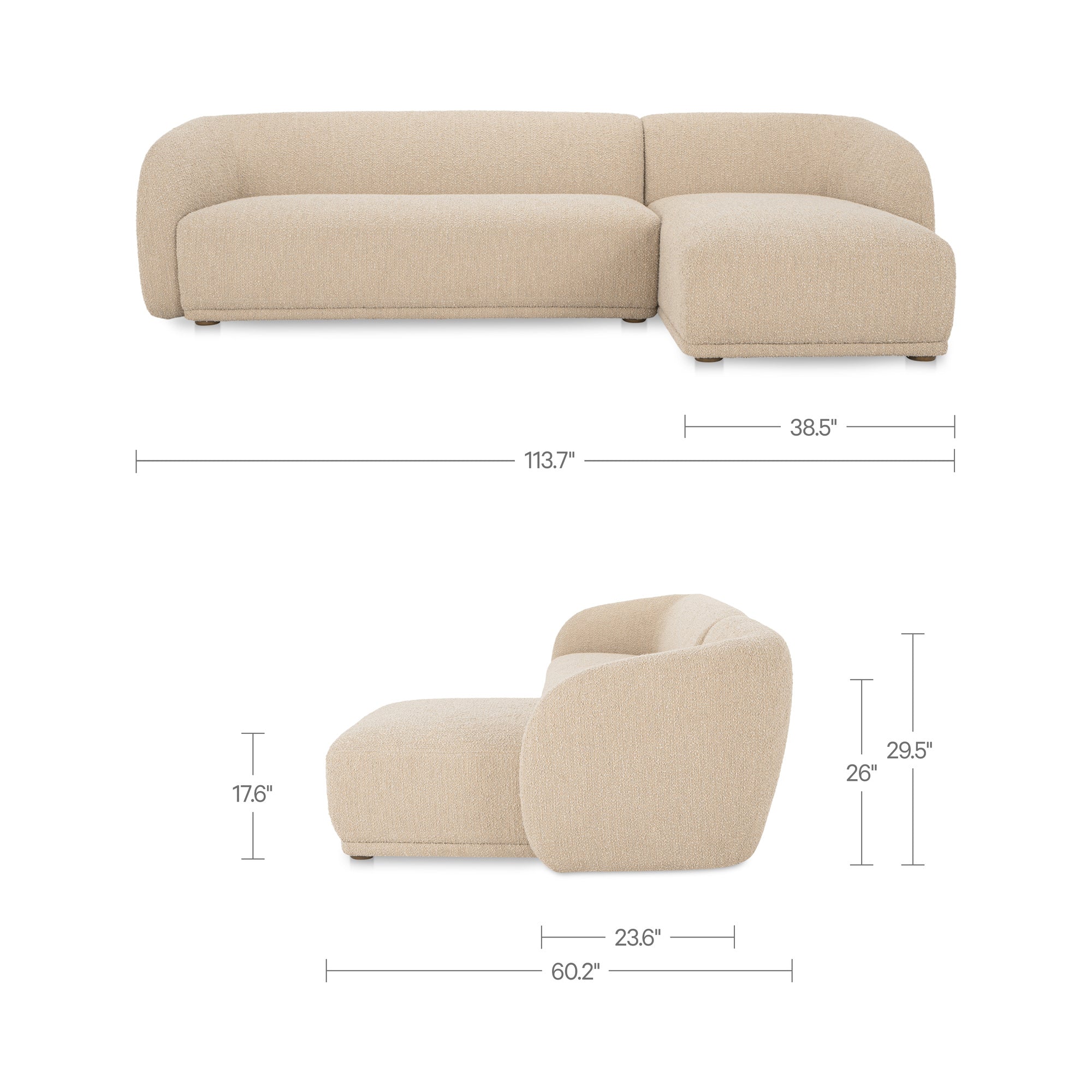 Moe's Home Faye Sectional