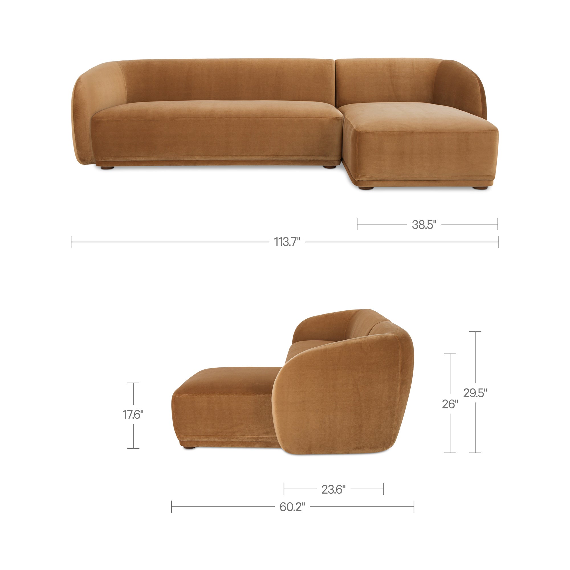 Moe's Home Faye Sectional