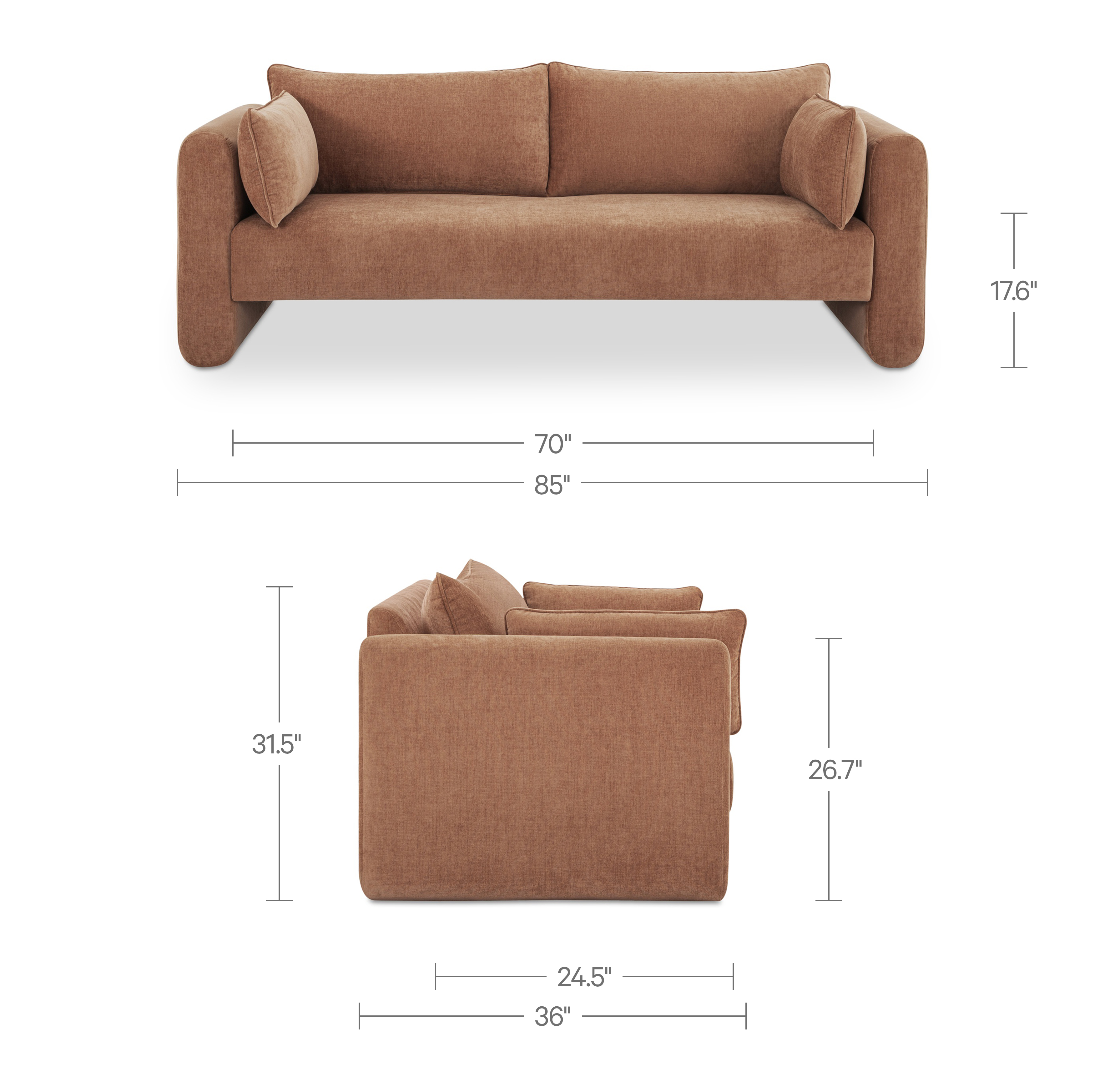 Moe's Home Moore Sofa