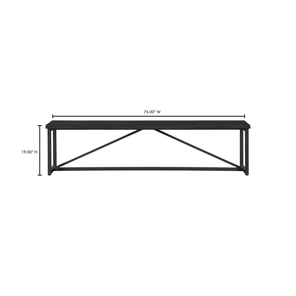 Moe's Home Sierra Bench Black