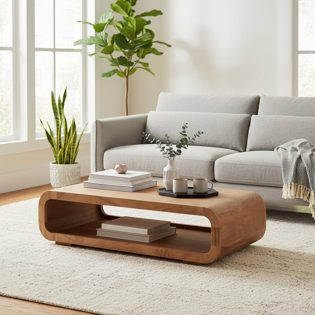 LH Home Form Curve Coffee Table