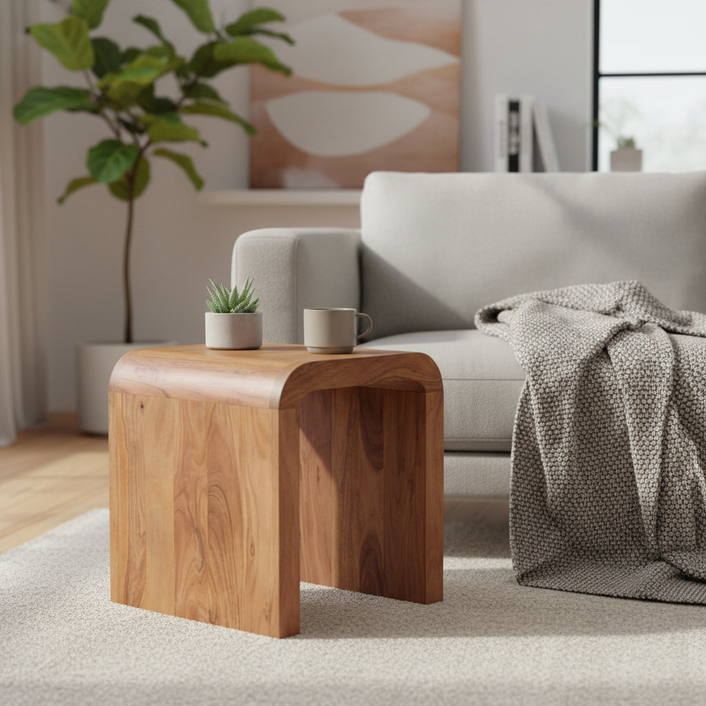 LH Home Form Curve Side Table