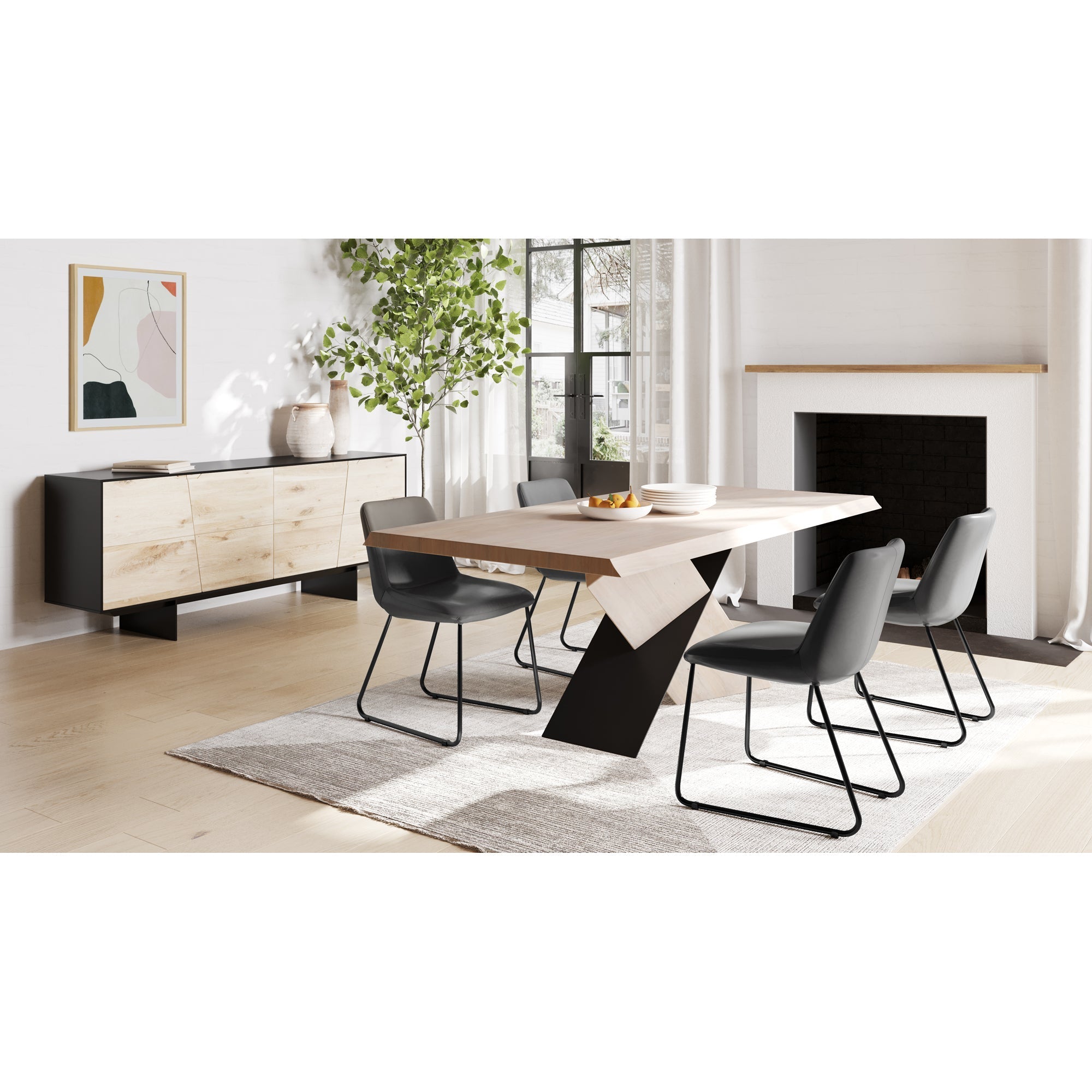 Moe's Home Instinct Dining Table Natural