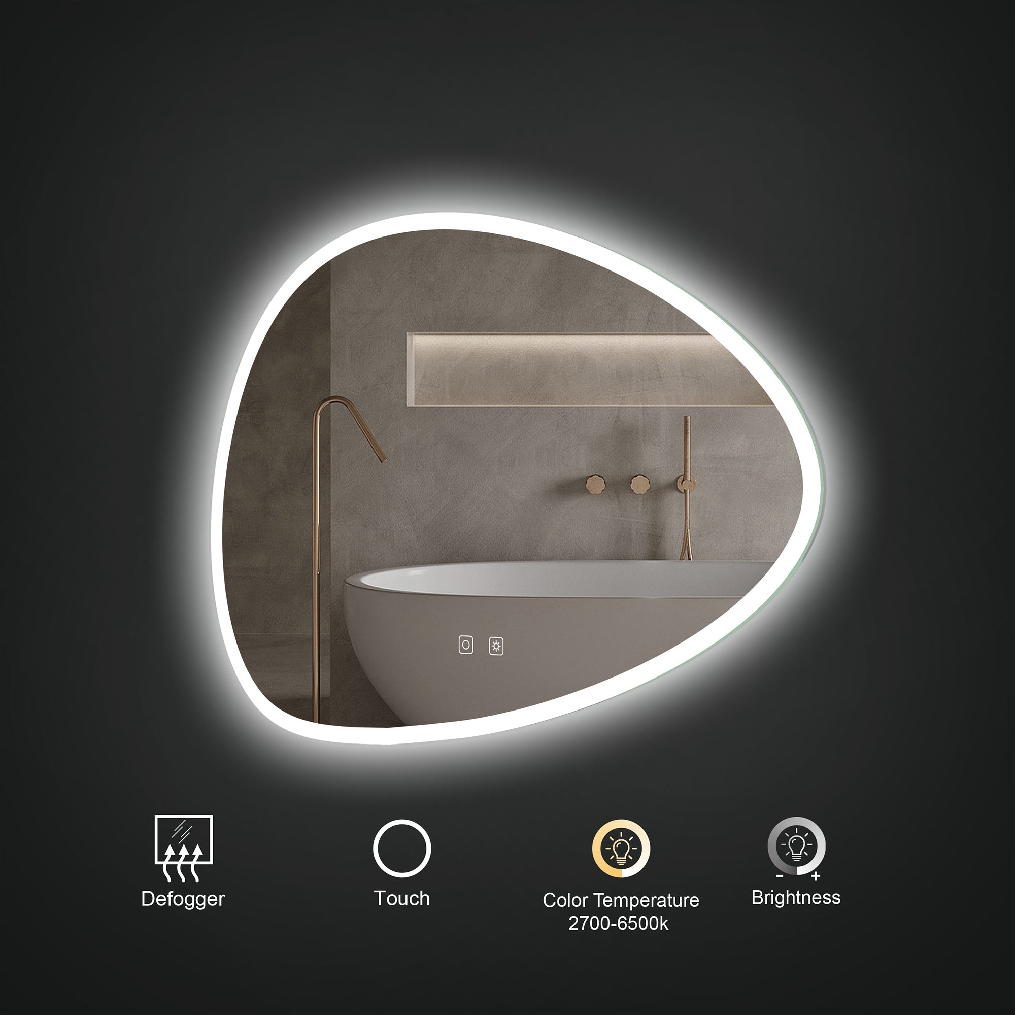 ICO Bath Feli x 32"  x 22" LED Mirror