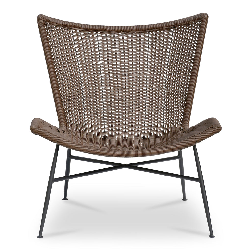 Moe's Home Paige Outdoor Accent Chair Brown