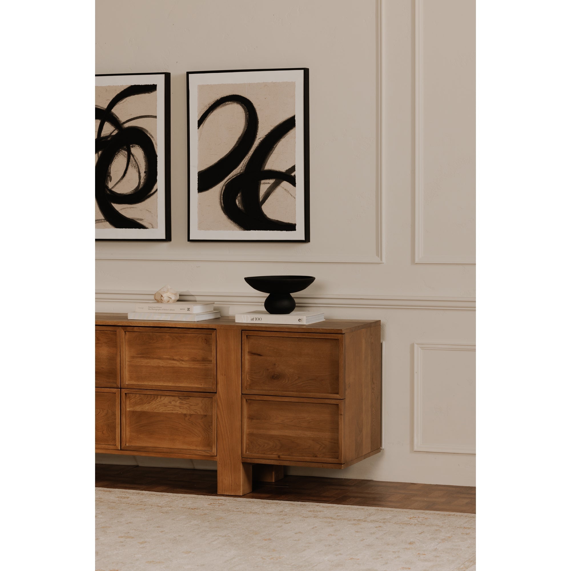 Moe's Home Asha Decorative Bowl Black Terracotta