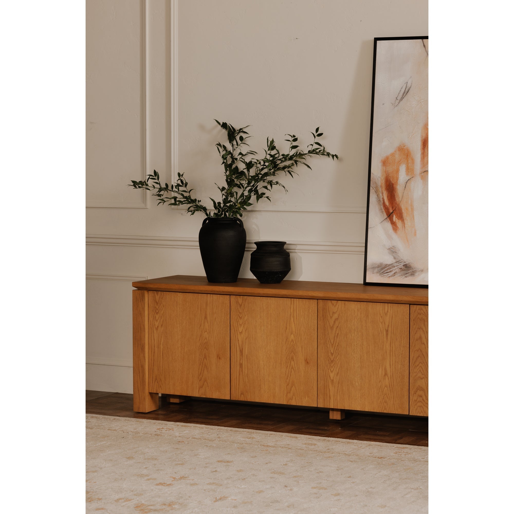 Moe's Home Astra Vessel Black Terracotta