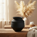 Moe's Home Astra Vessel Black Terracotta