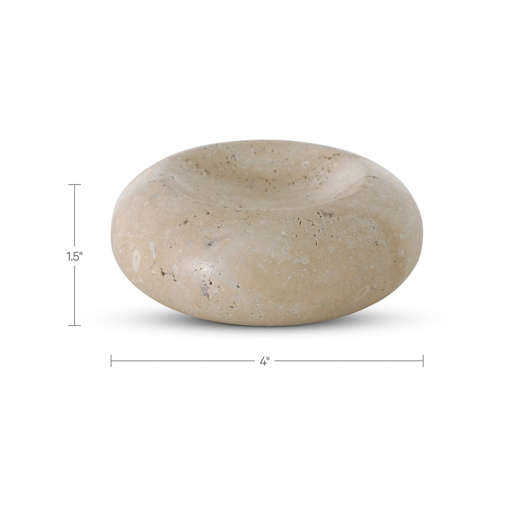 Moe's Home Neso Catchall Natural Travertine
