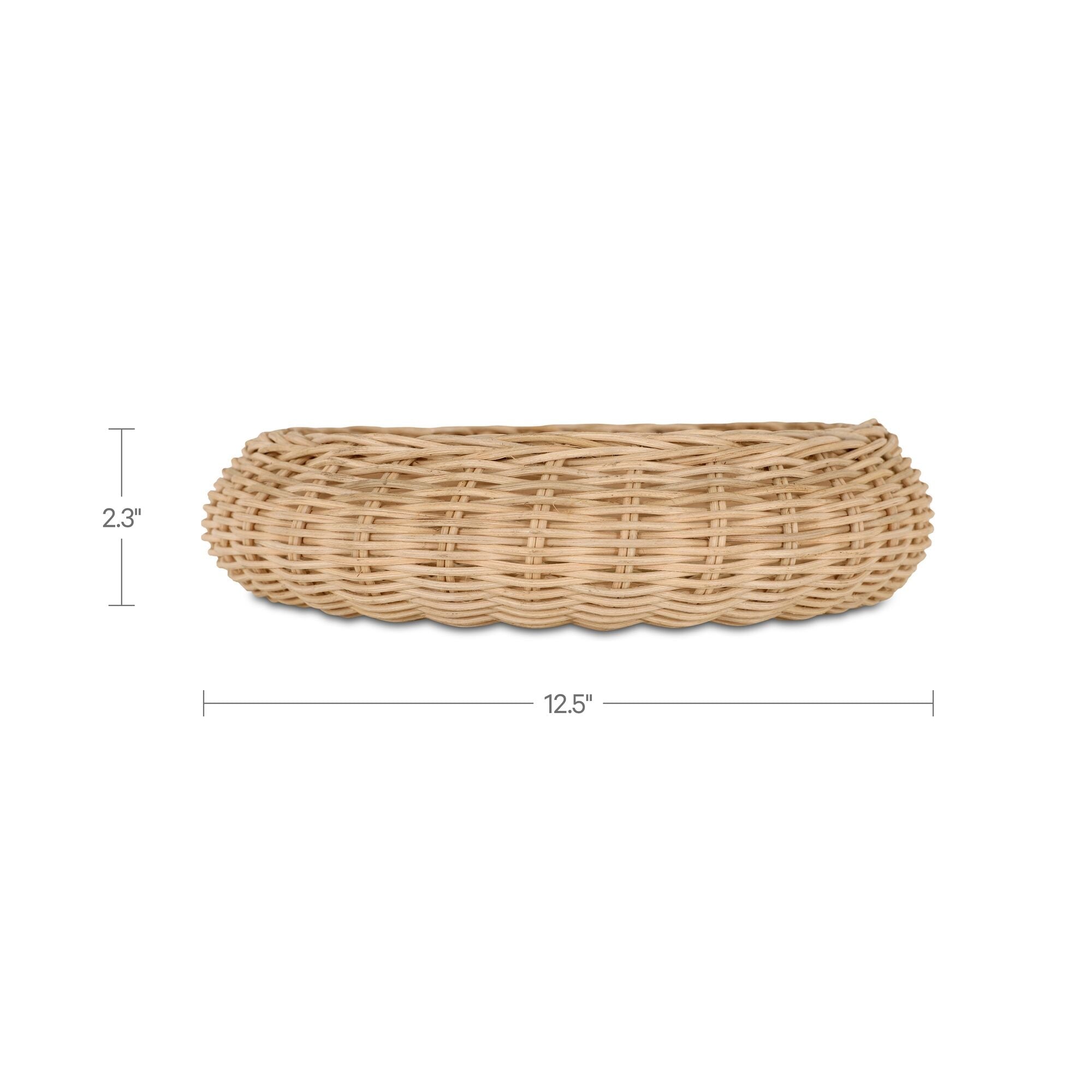Moe's Home Harding Wicker Bowl Natural