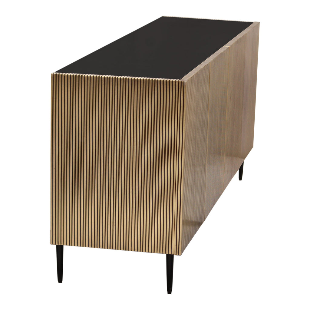 Moe's Home Brogan Sideboard Antique Brass