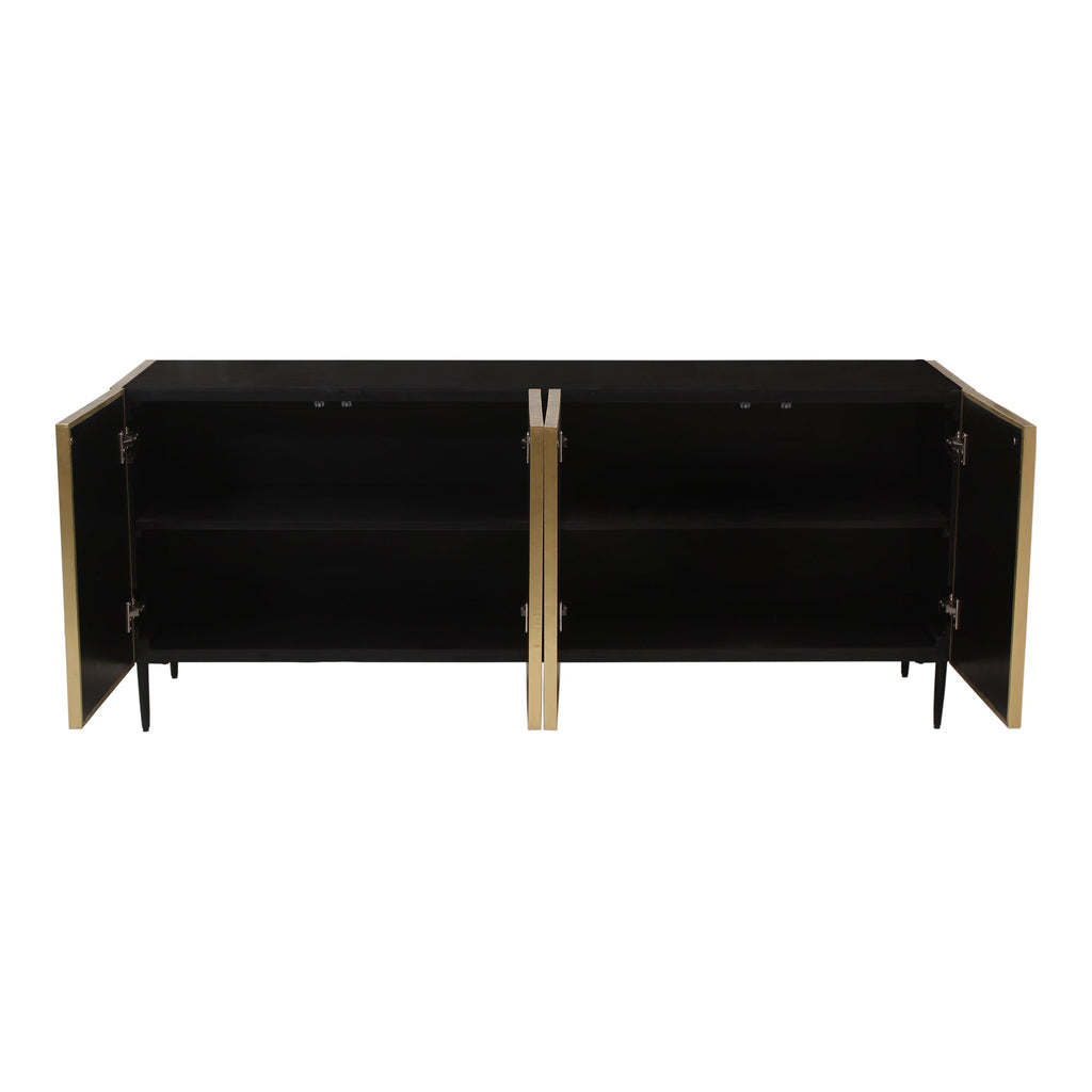 Moe's Home Brogan Sideboard Antique Brass