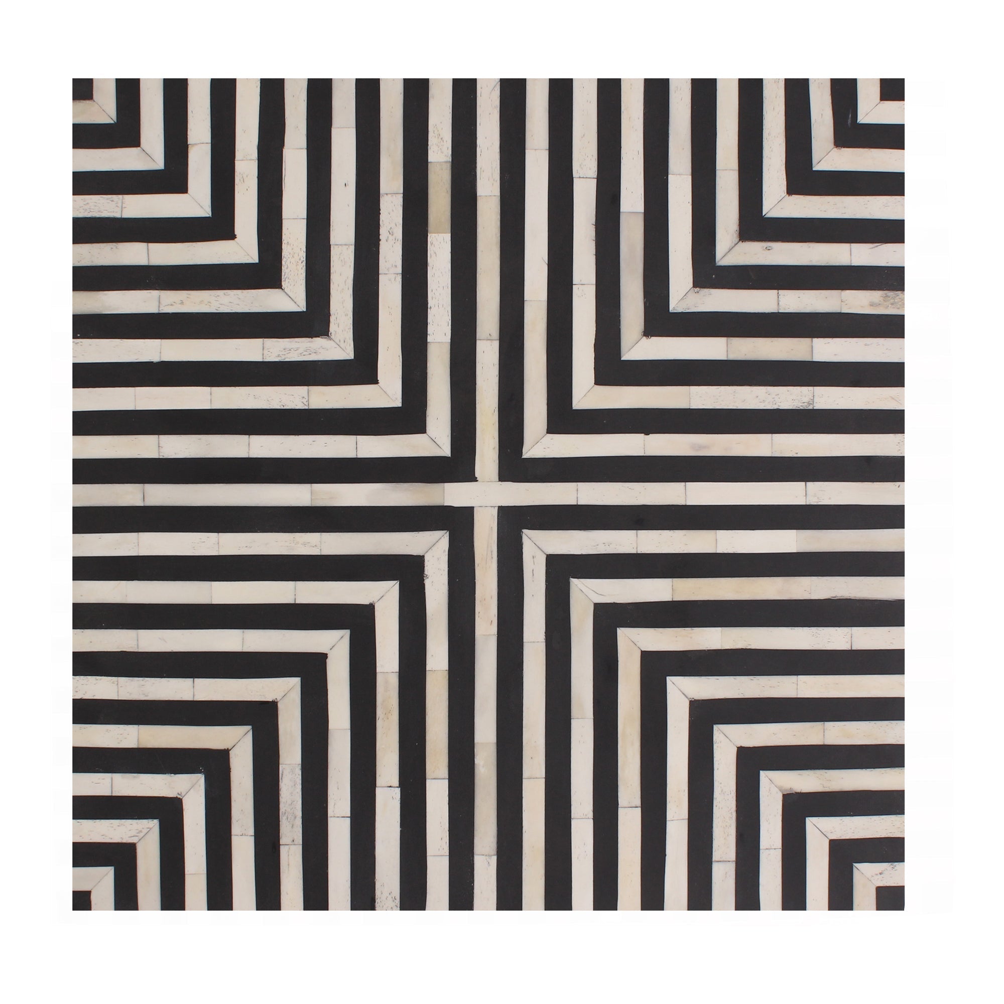 Moe's Home Terning Side Table Black and White