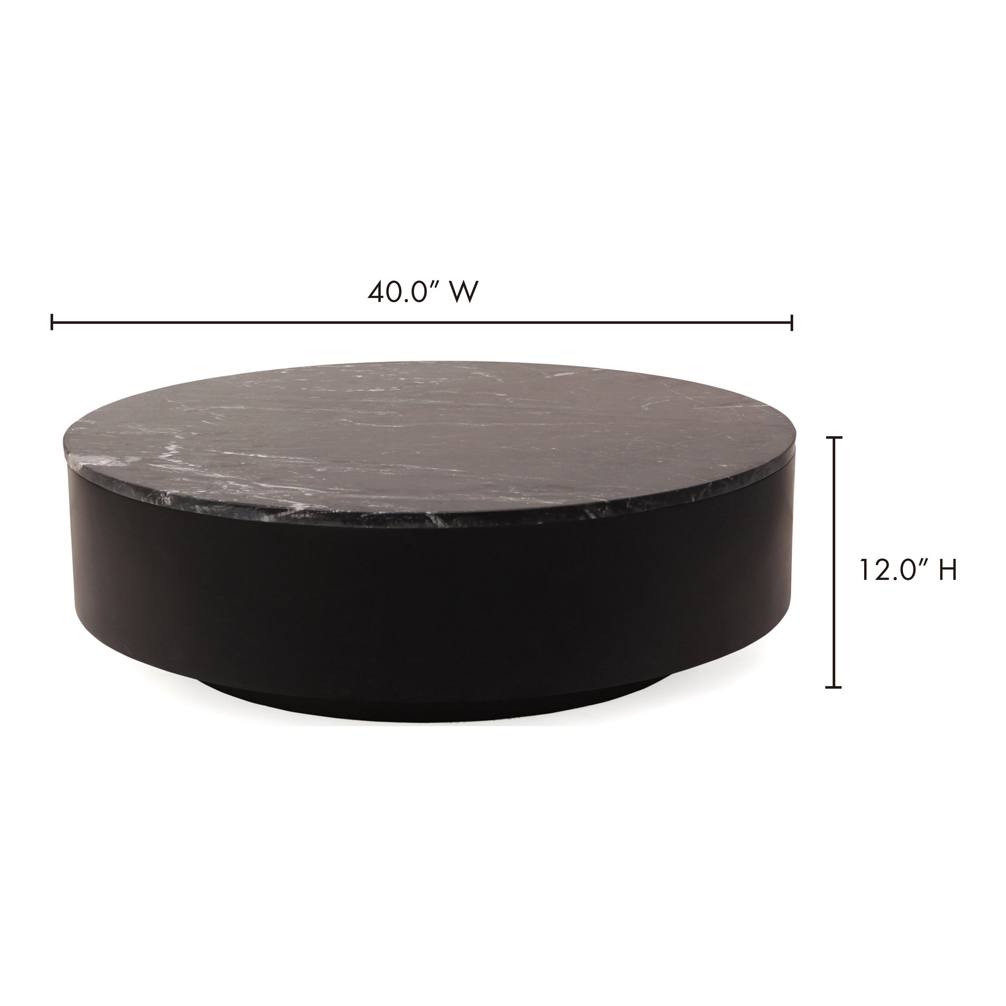 Moe's Home Ritual Coffee Table Black