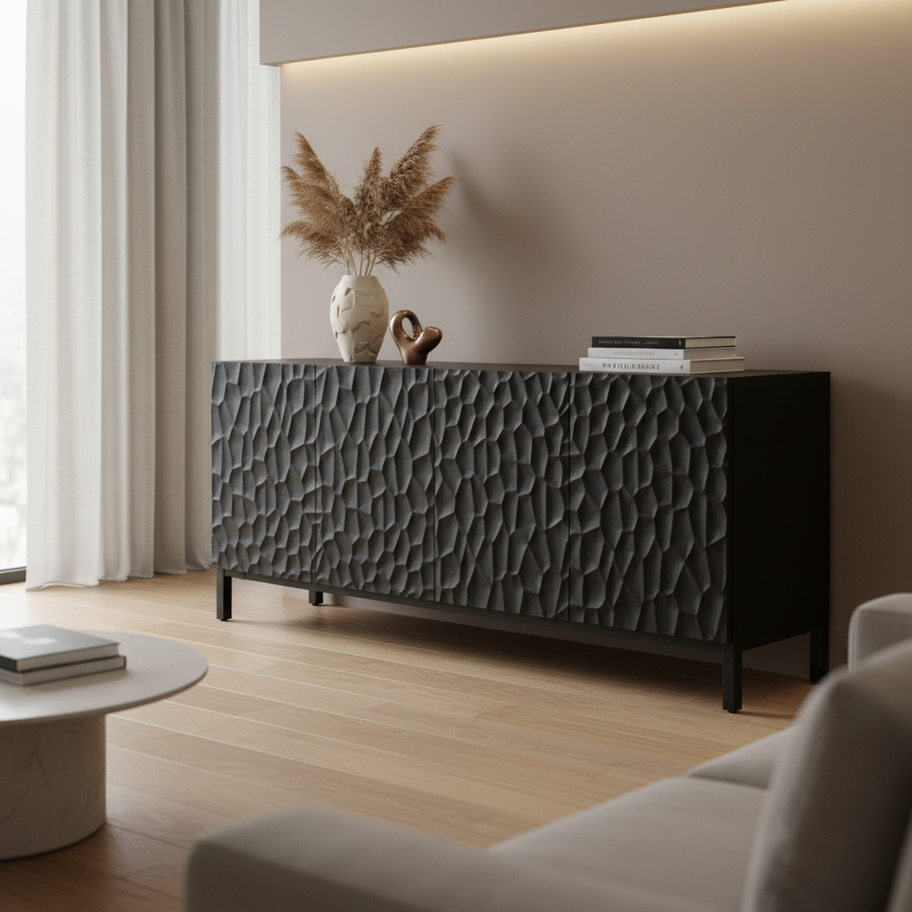 Moe's Home Misaki Sideboard Black