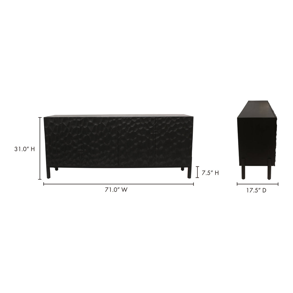Moe's Home Misaki Sideboard Black