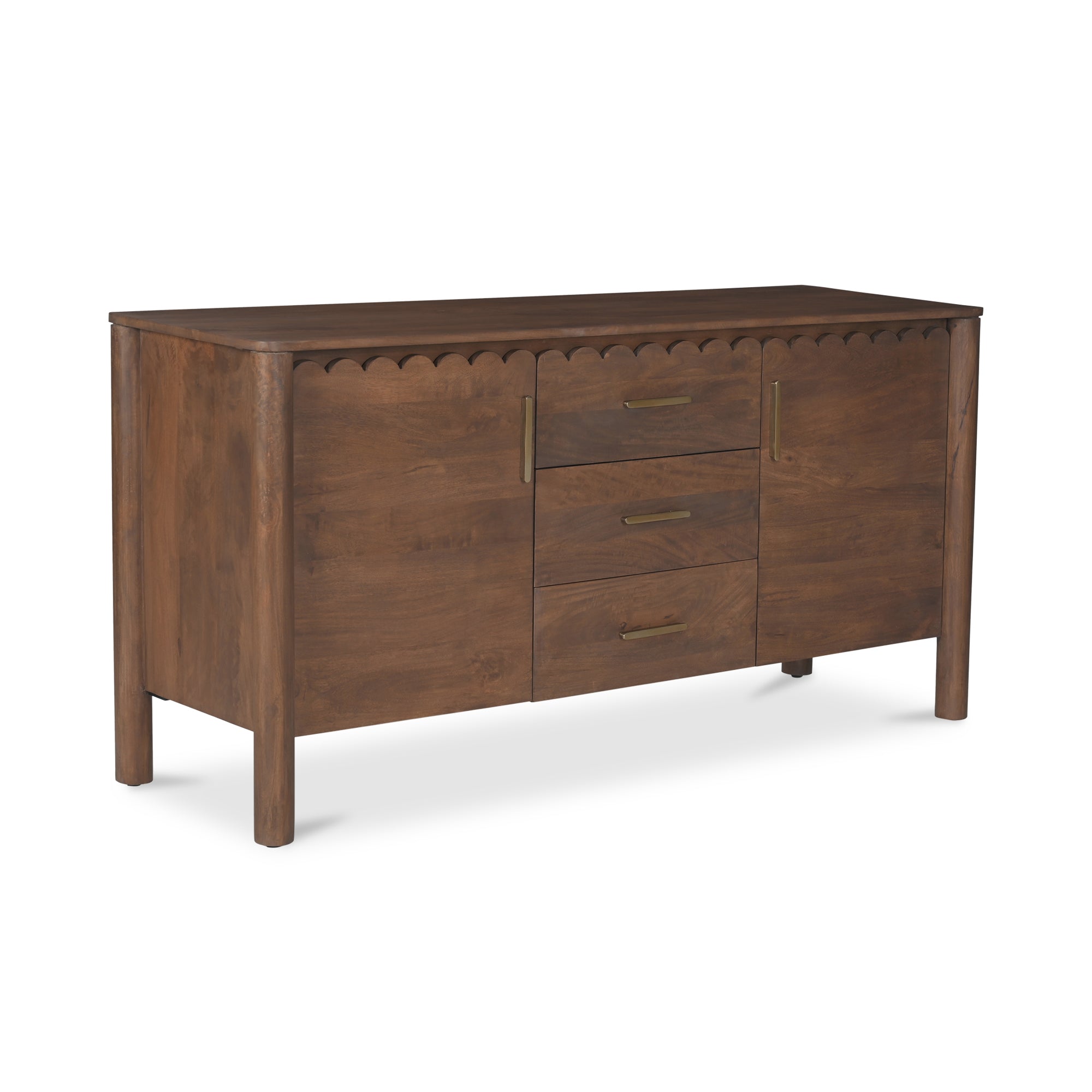 Moe's Home Wiley 3 Drawer Sideboard Vintage
