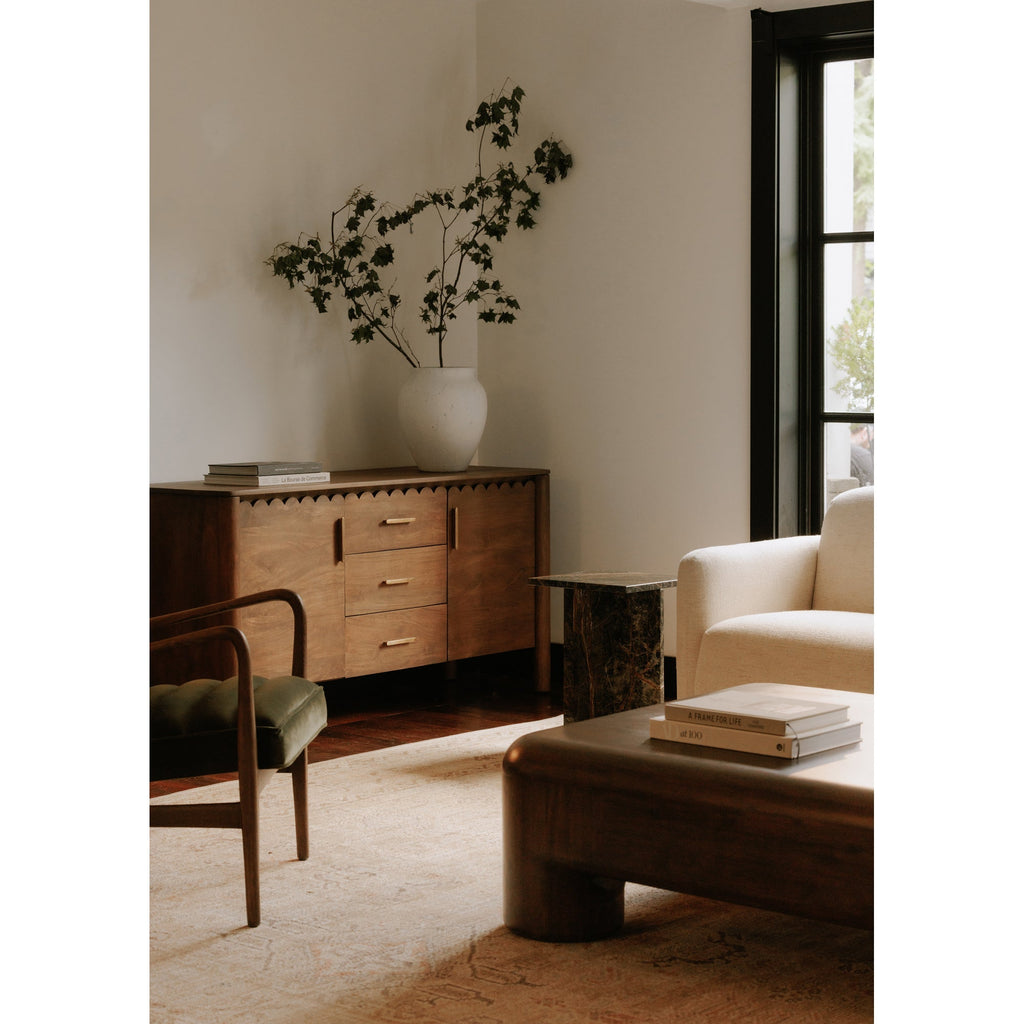 Moe's Home Wiley 3 Drawer Sideboard Vintage