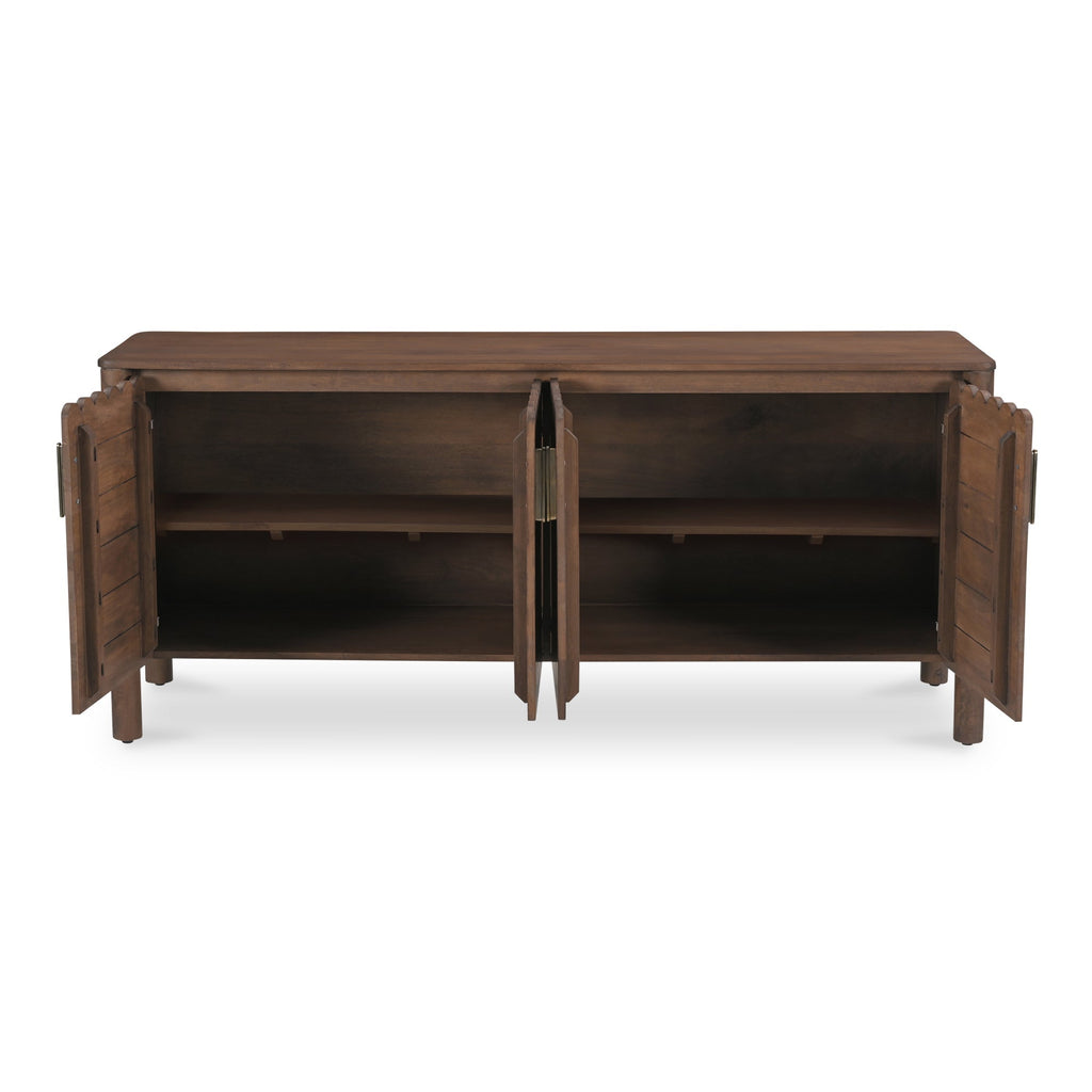 Moe's Home Wiley 4 Door Sideboard Vintage